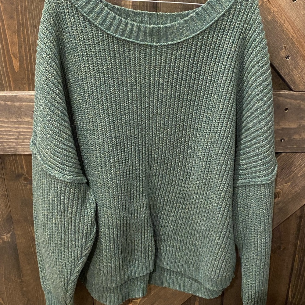 Sonoma Green Crew Neck Sweater